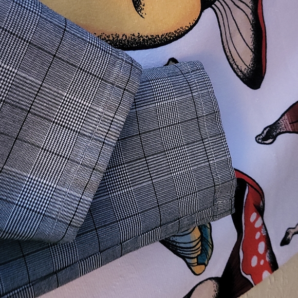 ZARA cropped plaid mens pant size 32 lightweight slightly worn - Picture 4 of 4